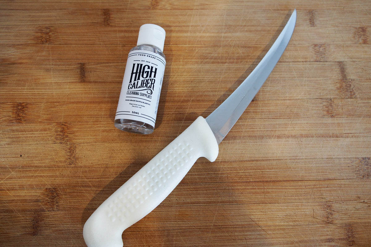 High Caliber Food Grade Knife And Blade Oil // Food Grade Oil Made in